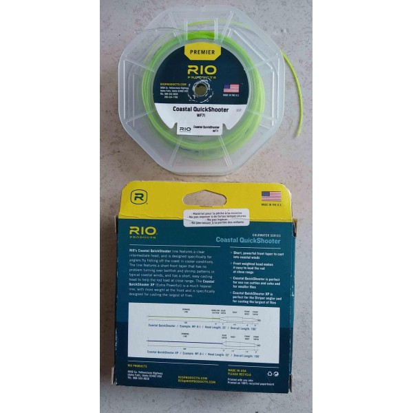 SOIE PÊCHE MOUCHE RIO Premier Coastal QuickShooter WF7I