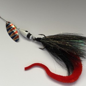 Quimperloise Perrot Brochet XL 40 grs streamer noir