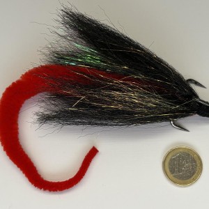 Quimperloise Perrot Brochet XL 40 grs streamer noir