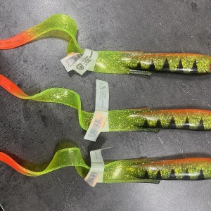 Lot Fox Rage Slick Eel x3 – 28 cm – UV Perch – Gros brochet