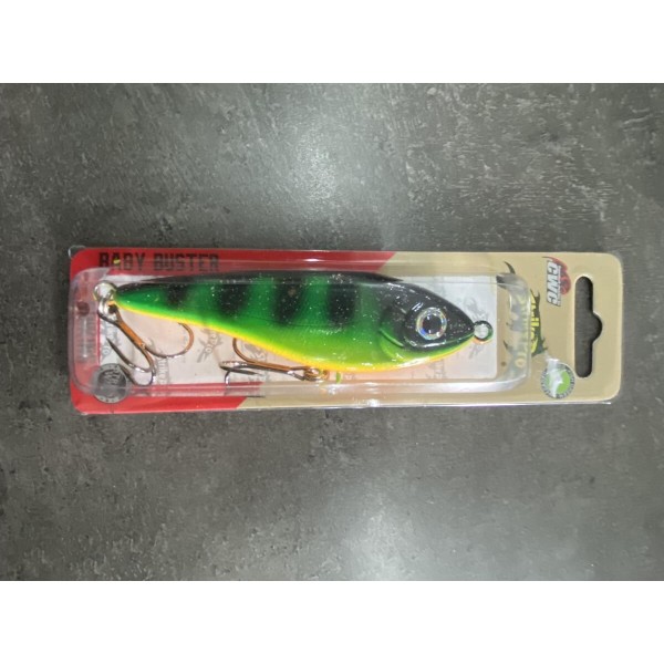 Strike Pro Baby Buster – 10 cm / 25 g – Fire Tiger – Jerkbait brochet