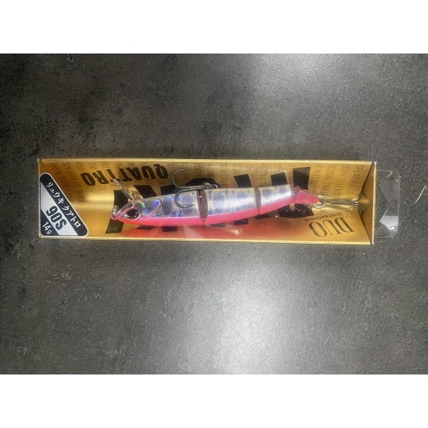 Duo Spearhead Ryuki 90S – 9 cm / 14 g – Coloris rose naturel – Truite / carnassiers