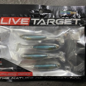 Live Target Slow Roll Shiner – 8,5 cm – Silver / Blue – Carnassiers