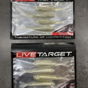 Lot Live Target Twitch Minnow x2 – 10 cm – Imitation poisson – Carnassiers