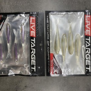 Lot Live Target Twitch Minnow x2 – 10 cm – Silver / Purple – Carnassiers