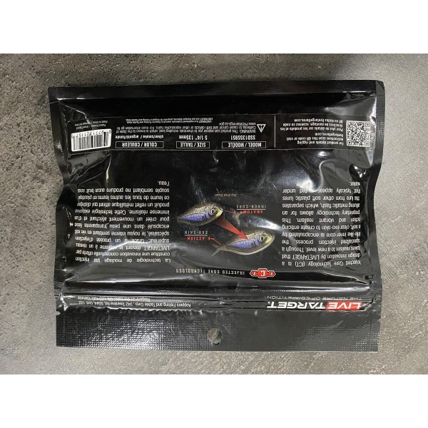 Live Target Skip Shad – 13,5 cm – Imitation poisson – Carnassiers