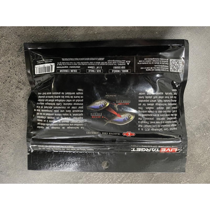 Live Target Skip Shad – 13,5 cm – Imitation poisson – Carnassiers