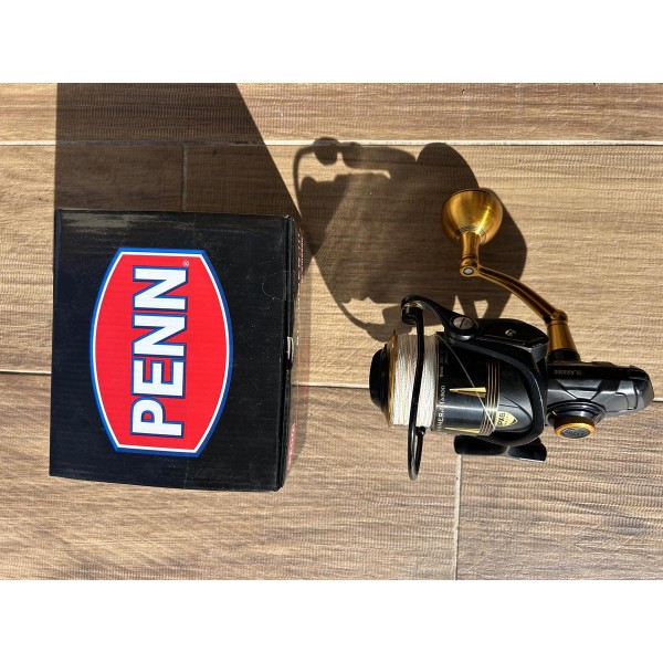 🎣 Moulinet Penn Slammer III 6500 + Tresse haut de gamme – État neuf
