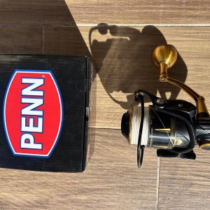 🎣 Moulinet Penn Slammer III 6500 + Tresse haut de gamme – État neuf