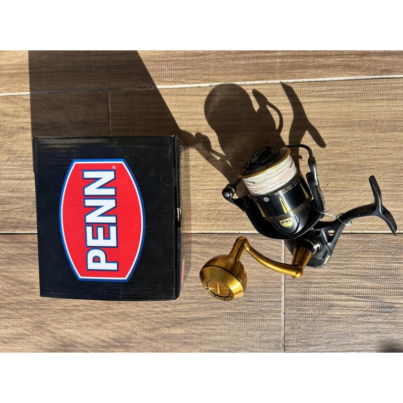 🎣 Moulinet Penn Slammer III 6500 + Tresse haut de gamme – État neuf