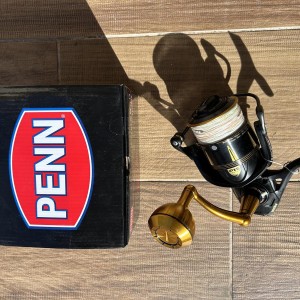 🎣 Moulinet Penn Slammer III 6500 + Tresse haut de gamme – État neuf