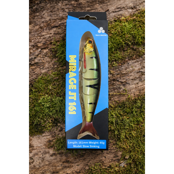 Lot Trefle Creation Mirage JT 161 x3 – 16,1 cm / 45 g – Slow Sinking – Brochet