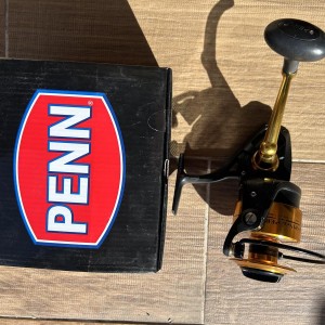 🎣 Ensemble Canne + Moulinet pour Pêche au Thon – Caperlan WIXOM-9 70 LB + Penn Spin Fisher 6500