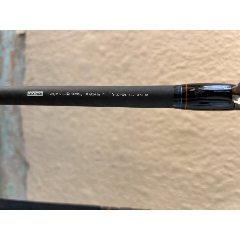 🎣 Ensemble Canne + Moulinet pour Pêche au Thon – Caperlan WIXOM-9 70 LB + Penn Spin Fisher 6500
