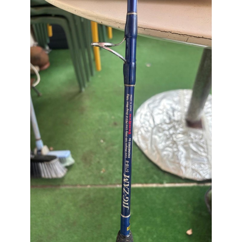 moulinet SHIMANO TORSA 16N + canne JIG-ZAM 571B-8 TENRYU+ 40 jig 160/300g