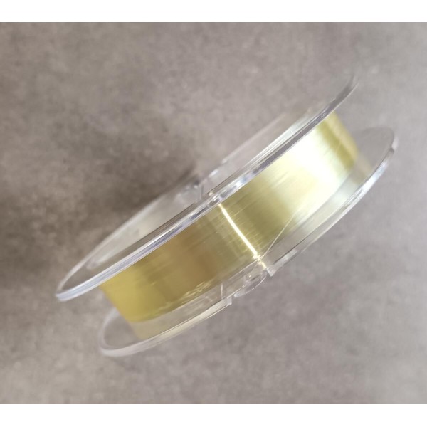 Fil nylon jaune (yellow) high qualty 0,14mm