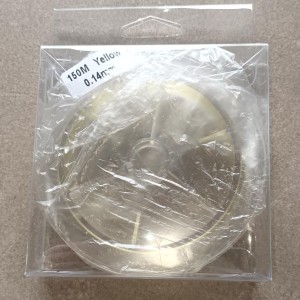 Fil nylon jaune(yellow) high quality 0,16mm
