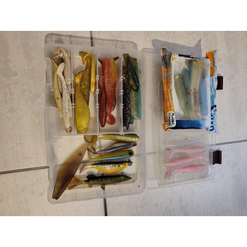 Lot de leurres souples - Shads