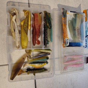 Lot de leurres souples - Shads