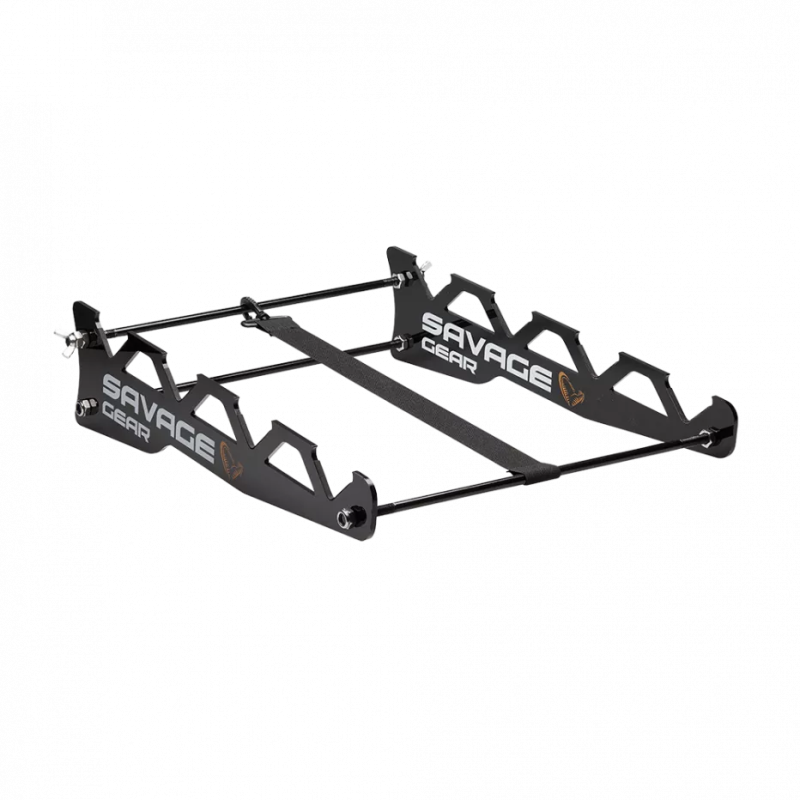 Support de Cannes Savage Gear Belly Boat Rod Station Black 4 Rods
