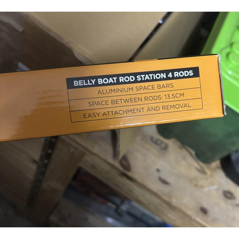 Support de Cannes Savage Gear Belly Boat Rod Station Black 4 Rods