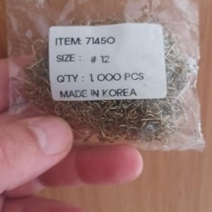 Hameçons mouche H12 par 1000