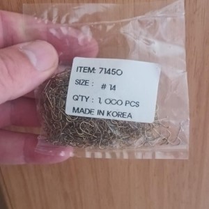 Hameçons mouche H14 par 1000