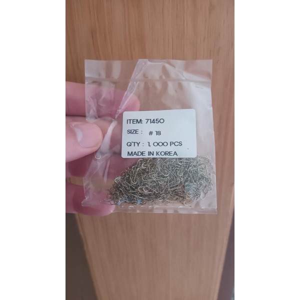 Hameçons mouche H18 par 1000
