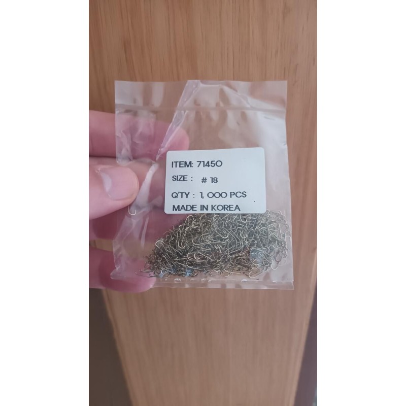 Hameçons mouche H18 par 1000