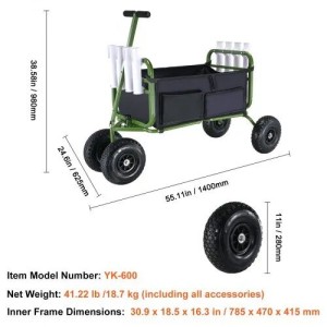 Chariot de pêche pliable