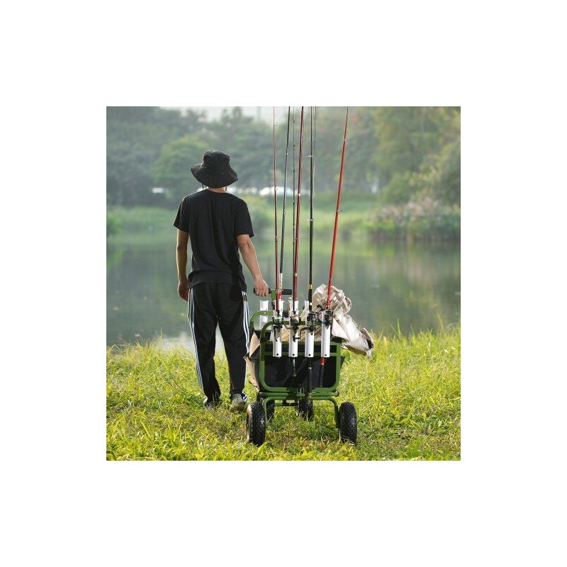 Chariot de pêche pliable