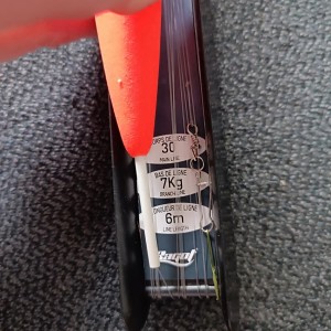 Lignes montées carnassiers ragot flotteur 15g Orange