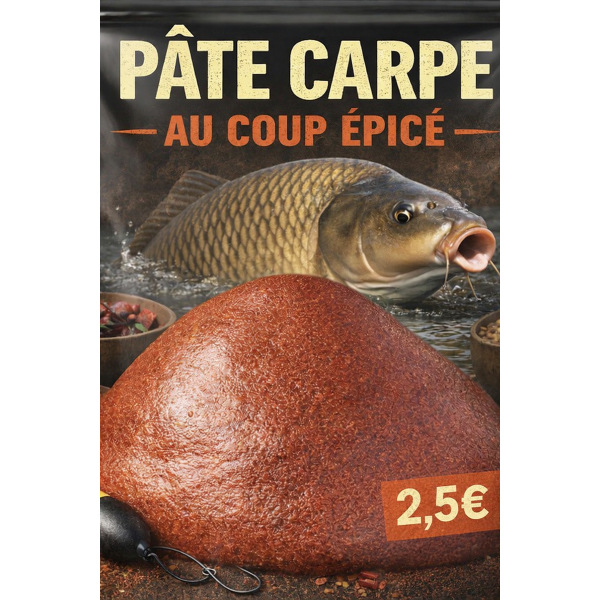 Pâte carpe au coup