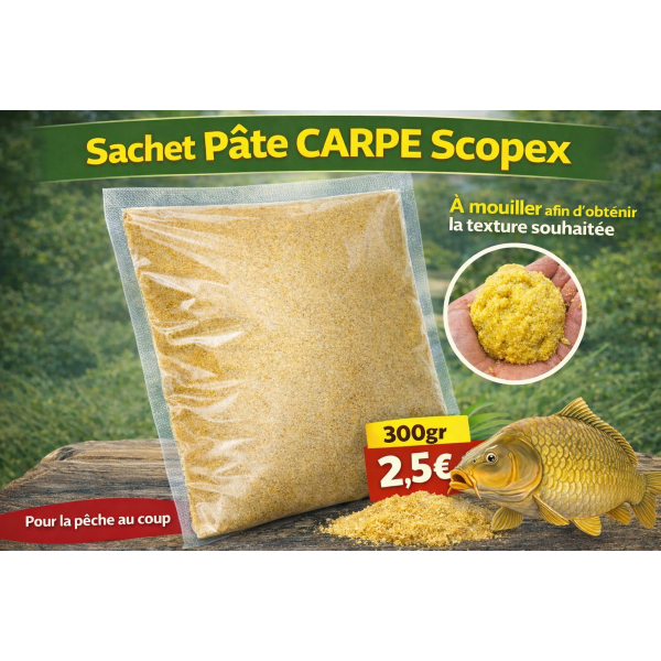 Pâte carpe au coup
