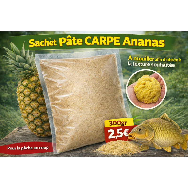 Pâte carpe au coup