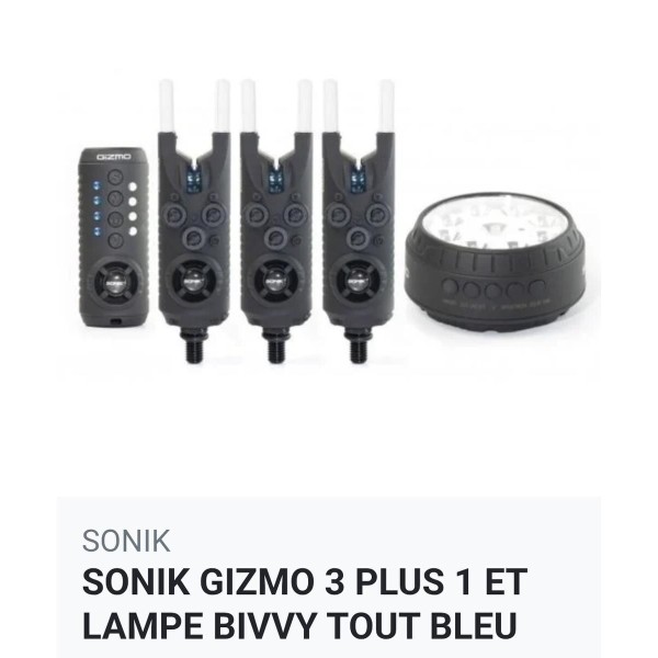 Détecteurs sonik gizmo 1 blue