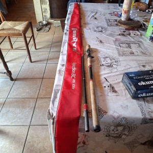 Tenryu 85xxh + moulinet okuma kommodo