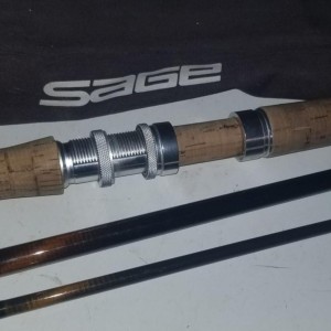 Sage 15 pieds graphite 3 gfl saumon