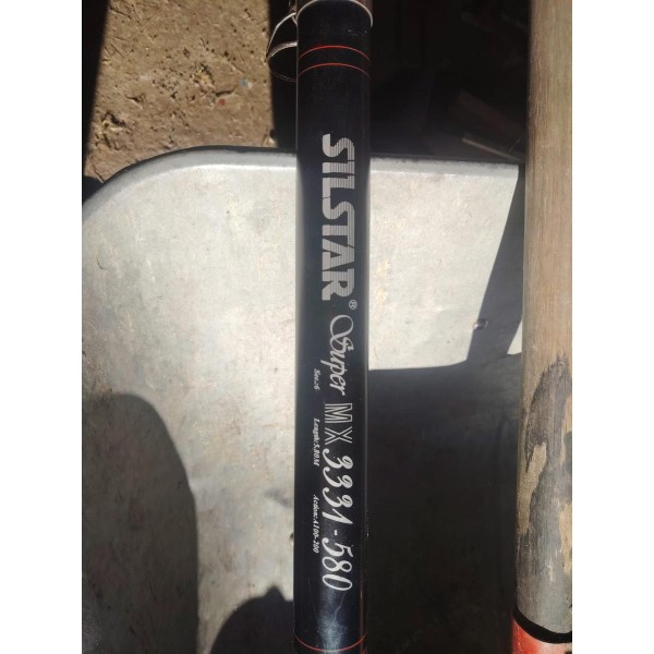 Canne Silstar super MX 3331- 5,80m télescopique parfait état