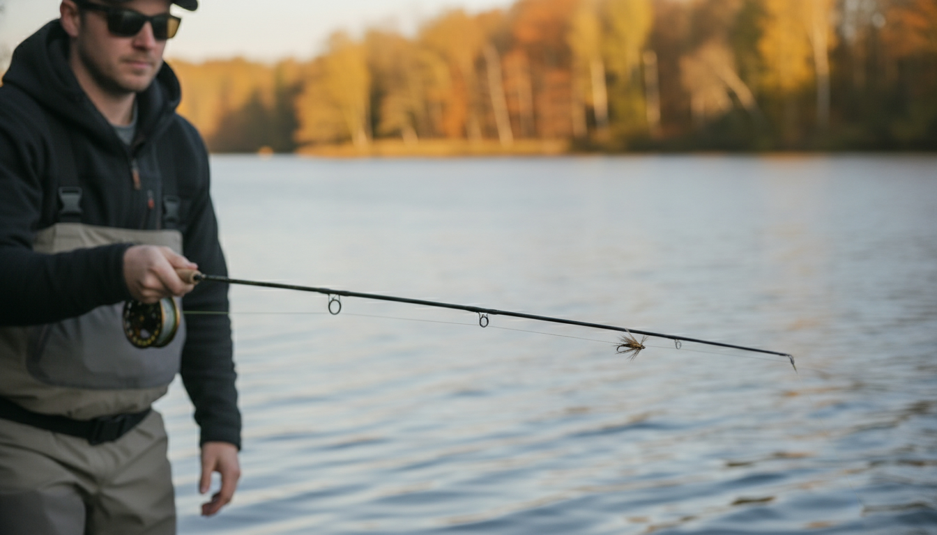 Reservoir : peche à la mouche